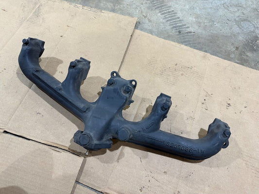 87-90 Jeep Wrangler YJ Exhaust Manifold 4.2 6 Cyl Factory -Air Tubes Blocked Off