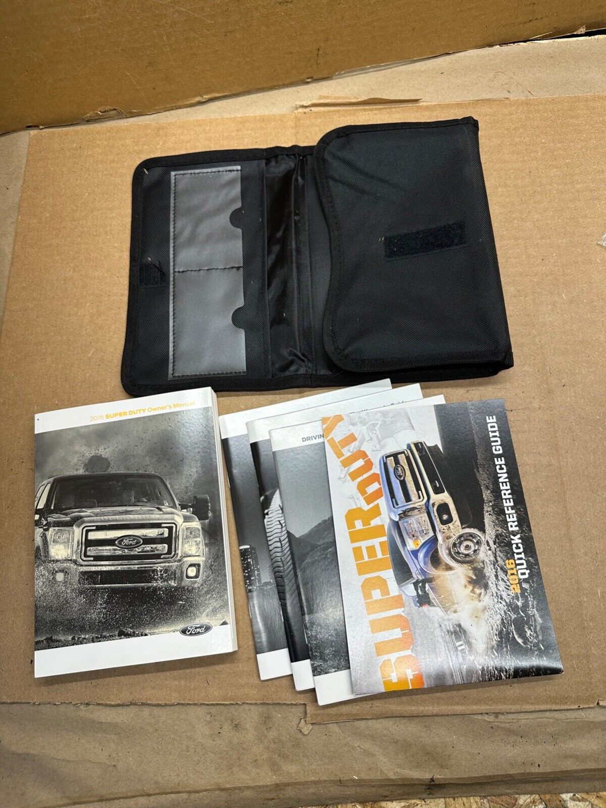 2016 16 FORD F250 F350 Gas OWNER'S MANUAL BOOK SET Super Duty F-250 F-350 Owners