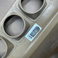 87-95 Jeep Wrangler YJ Sand Center Cluster Dash Trim Bezel Heat Radio Uncut Tan