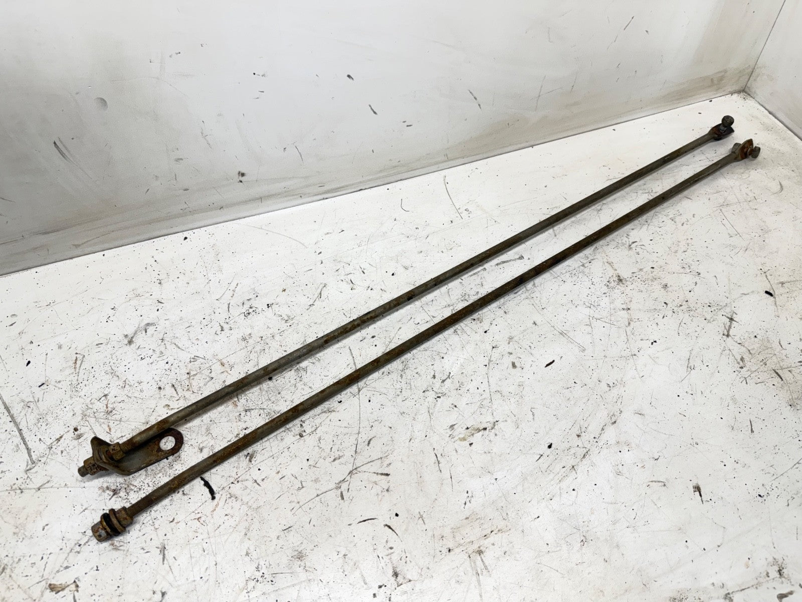 76-86 Jeep CJ5 CJ7 CJ8 Grill Support Strut Rods Pair OEM Grille Brace CJ 5 7 8