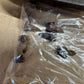 Jeep Wrangler YJ 87-95 OEM Gas Fuel Tank Filler Body Tub Trim w/ bolts Plastic