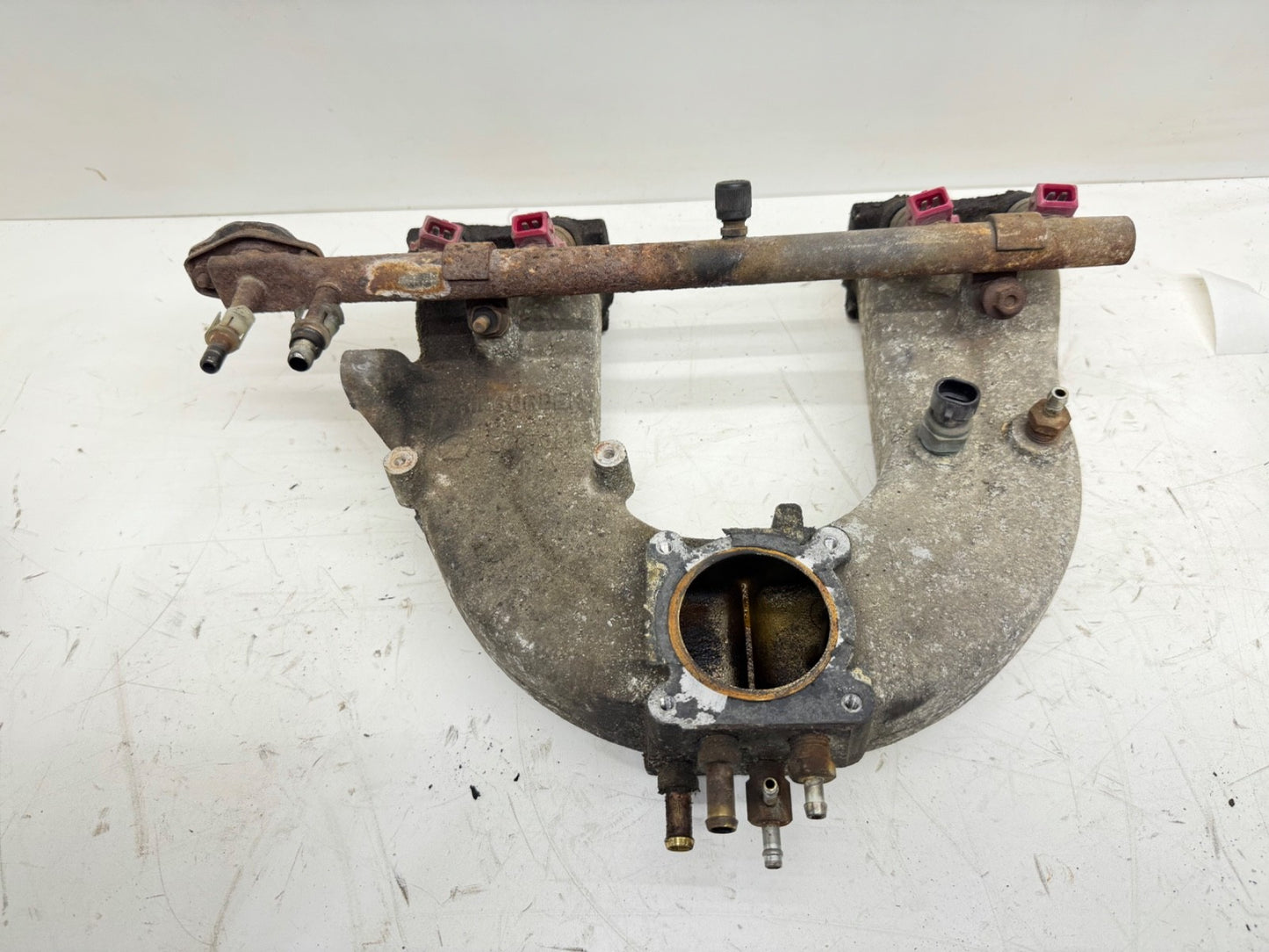 Jeep Wrangler YJ 91-95 2.5 L 4 Cylinder Intake Manifold Fuel Rail 2.5L OEM OE