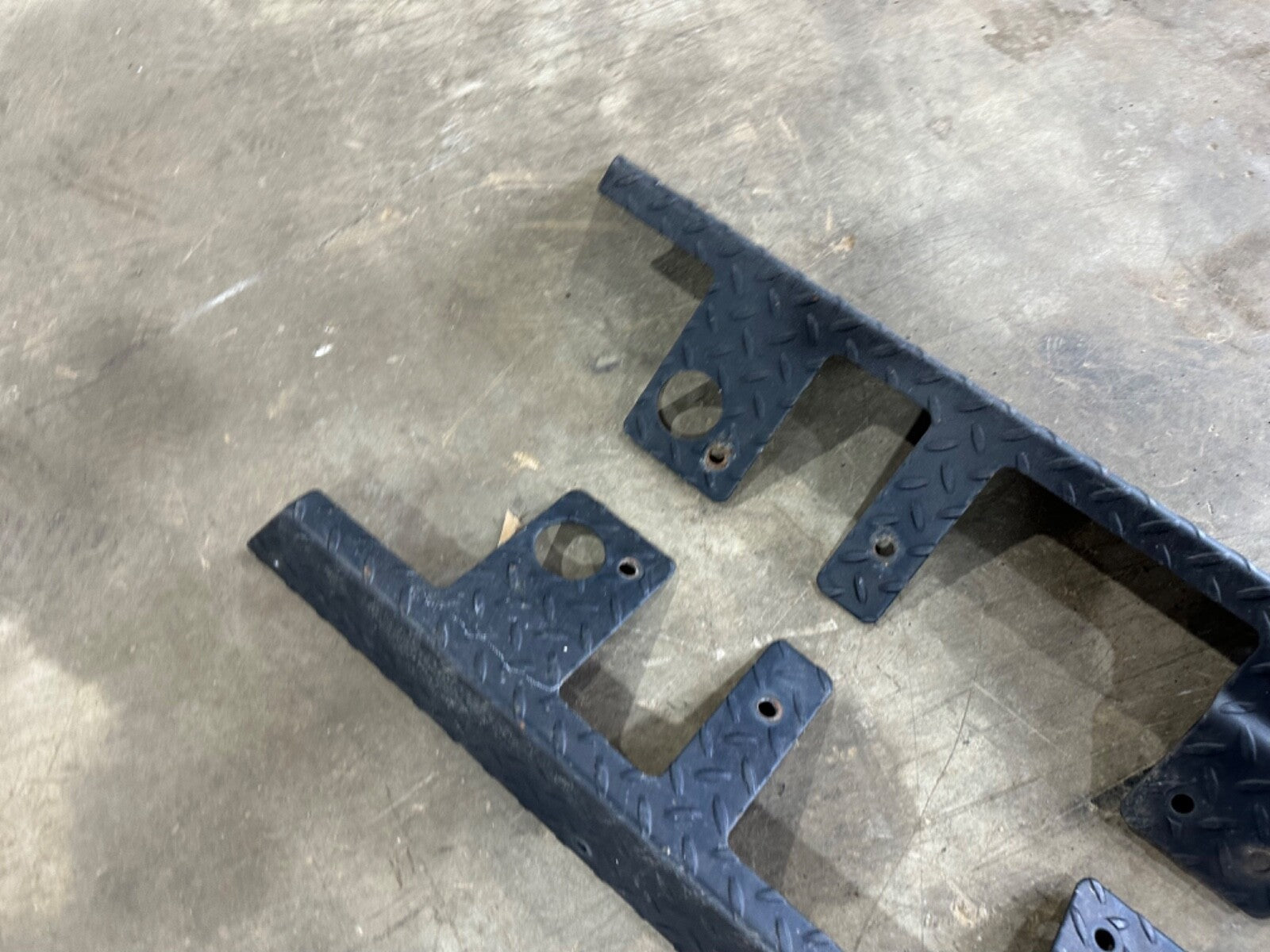 03-06 Jeep Wrangler TJ Rubicon OEM Black Rocker Guard Slider Pair Rock Trim Side