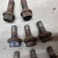 Jeep Wrangler YJ OEM Transmission Skid Plate BOLTS Set of 6 87-95