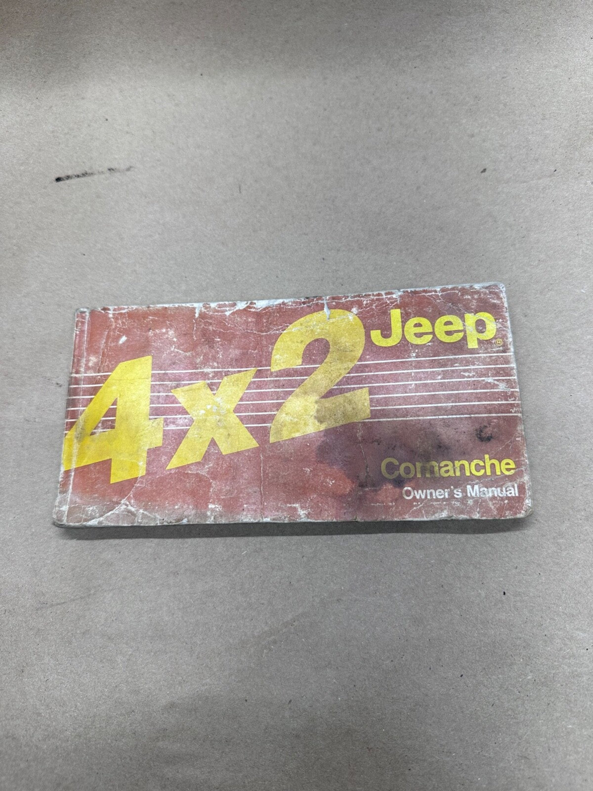 86 1986 Jeep Comanche MJ 4x2 Owners Manual Book User Guide Owner OEM Factory