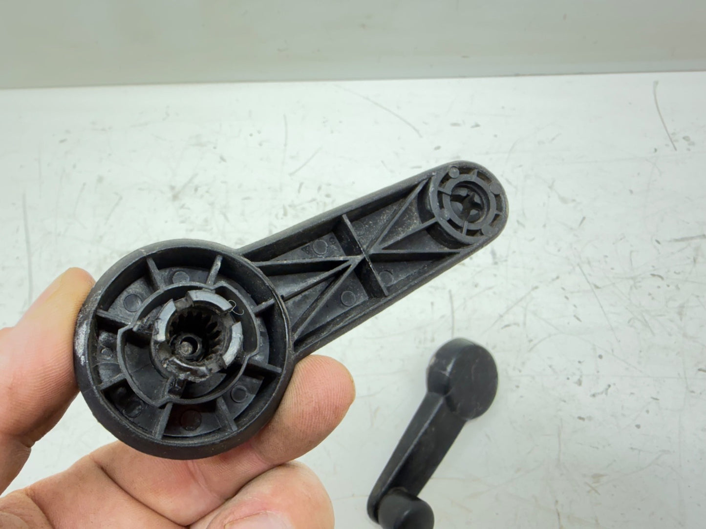 Jeep Cherokee XJ 84-96 OEM Manual Crank Window Handle Black Pair Factory MJ L R