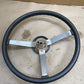 84-96 Jeep Cherokee Wrangler XJ YJ MJ Comanche 3 Spoke Steering Wheel Grey Gray