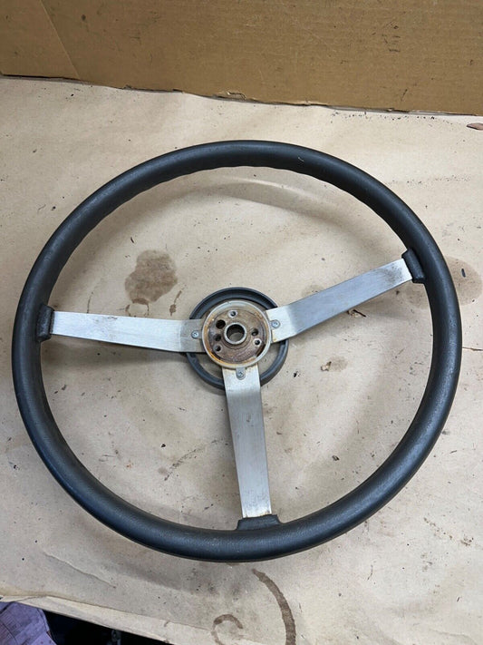 84-96 Jeep Cherokee Wrangler XJ YJ MJ Comanche 3 Spoke Steering Wheel Grey Gray