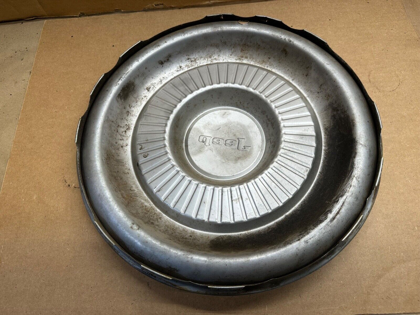 Rare Old Vintage Antique Jeep Jeepster Wheel Cover Hubcap Hub Cap 60s 70s OEM