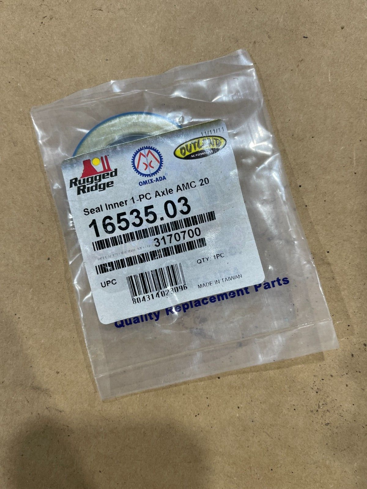 Omix-Ada 16535.03 Axle Oil Seal Fits 76-86 CJ5 CJ7 Scrambler FAST USPS SHIPPING