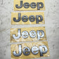 Set of 4 OEM Mopar Jeep 68292513AB "JEEP" Nameplate Badge Emblem Front Fender