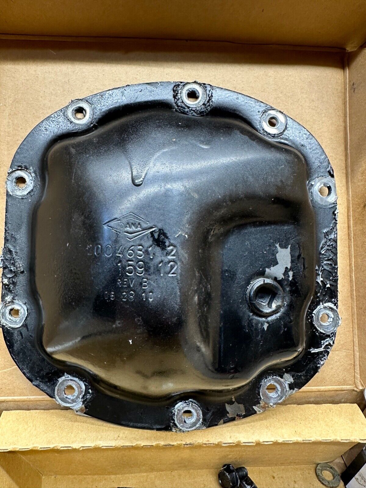 07-18 Jeep Wrangler JK Front Differential Cover Dana 30 68004077AA 694648 Diff