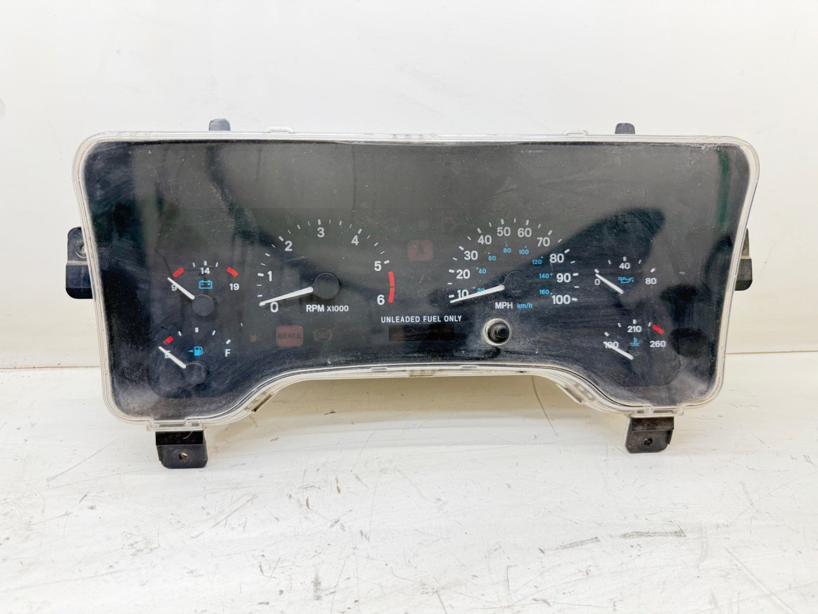 97-00 Jeep Wrangler TJ SPEEDOMETER CLUSTER Gauge Speedo Gauge Instrument Tach XJ