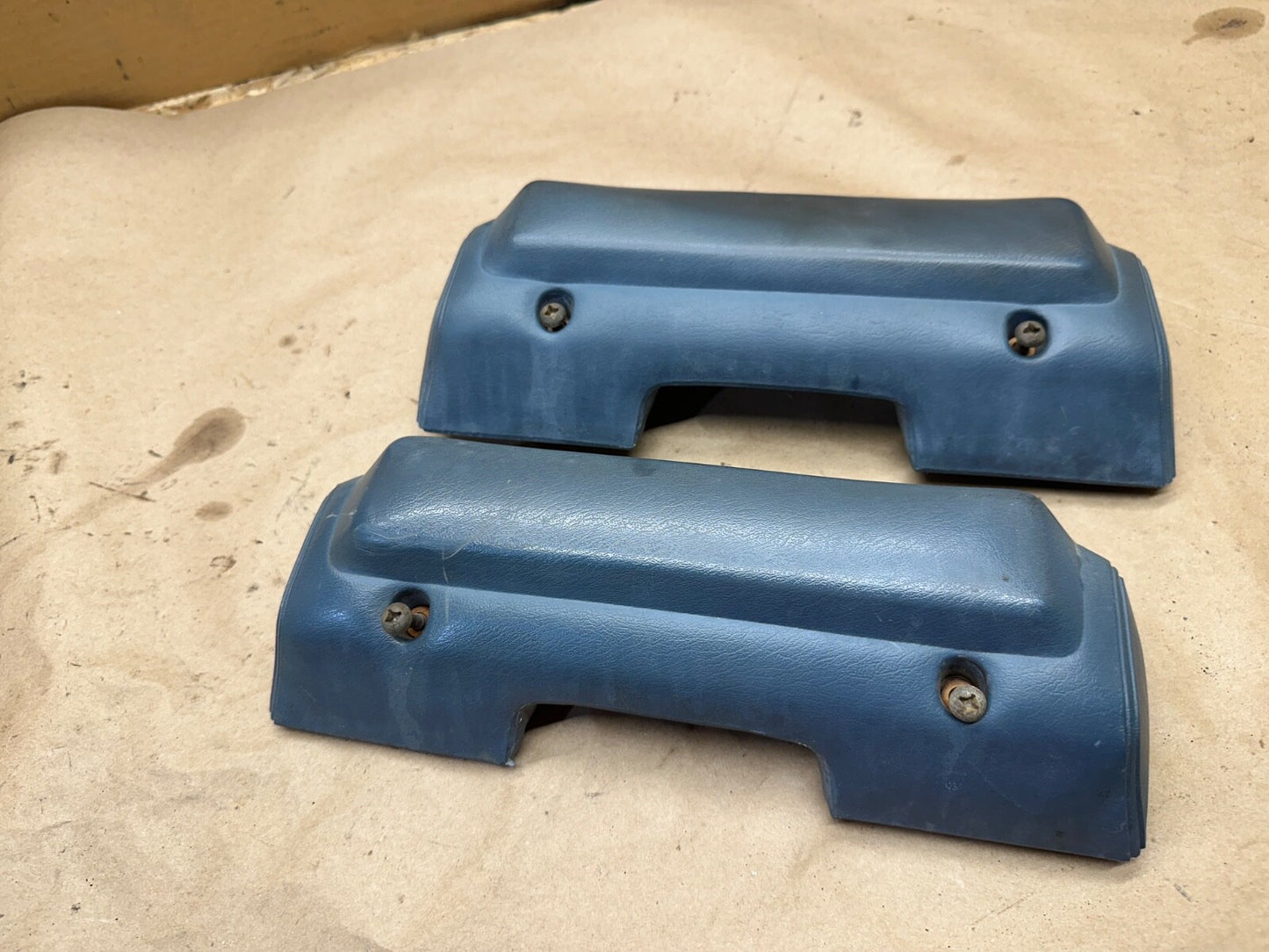 Jeep J Truck Cherokee SJ FSJ 75-80 Blue Front Interior Door Handle Arm Rest Pair