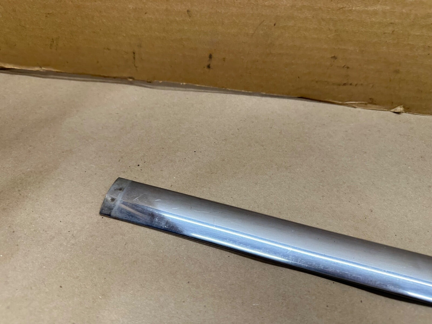 Jeep FSJ Grand Wagoneer Passenger Apillar Windshield Stainless Steel Trim Chrome