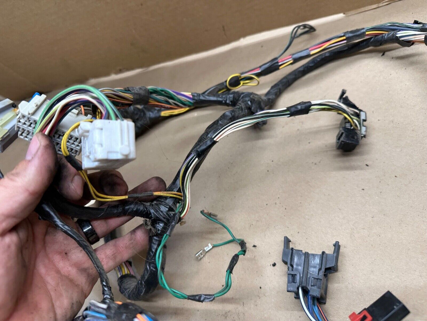 2005 Jeep Wrangler TJ Under Dash Wire Harness P56051640AA Behind Wiring Body 05