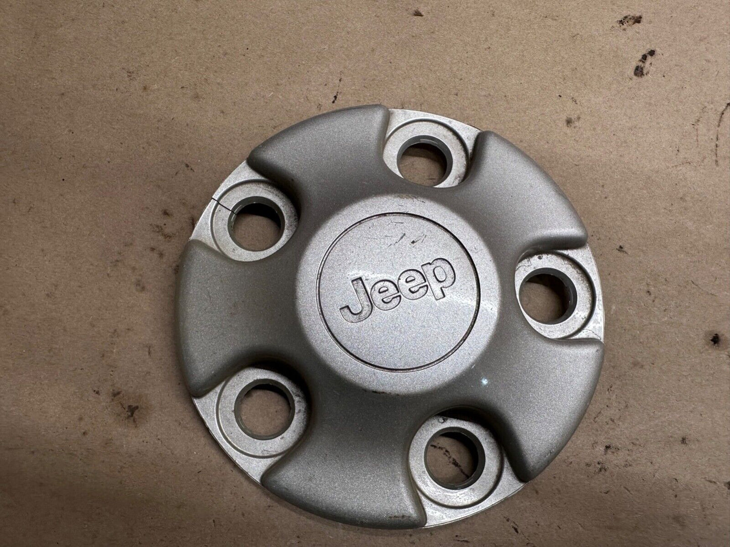 07-13 JEEP WRANGLER JK Wheel Center Hub Cap 1AH90TRMAC Factory OEM Steel Rim