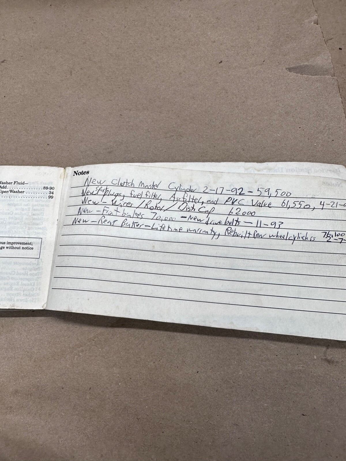86 1986 Jeep Comanche MJ 4x2 Owners Manual Book User Guide Owner OEM Factory