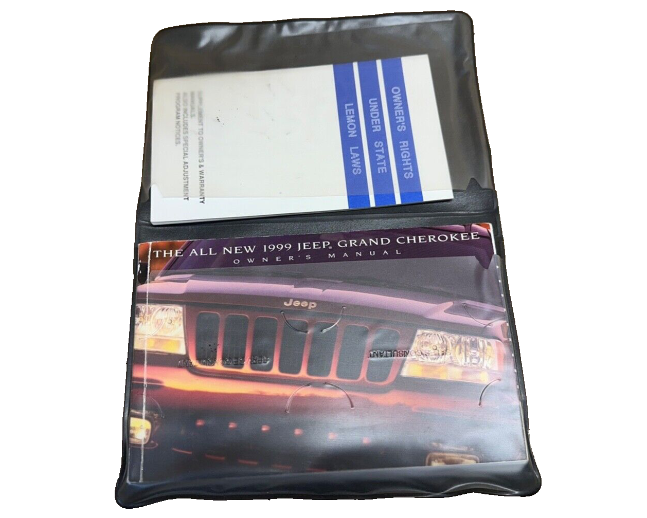 1999 Jeep Grand Cherokee WJ Owners Manual Pouch Booklets Owner's Paperwork 99