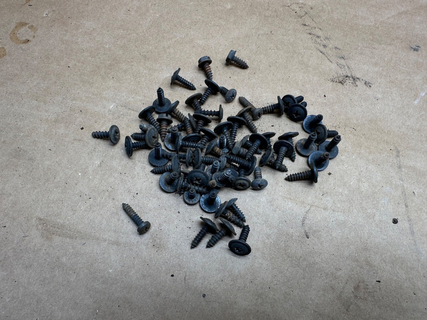 Jeep Wrangler YJ SCREWS Dash 87-95 Set Small Head Trim Bezel Phillips OEM Screw