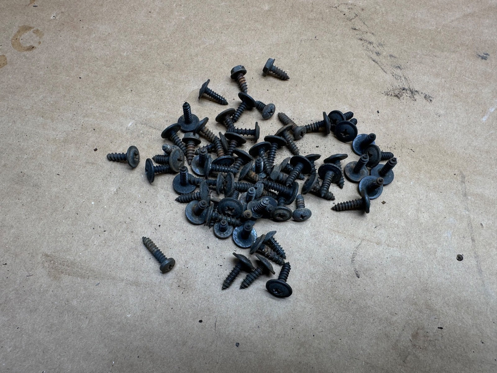 Jeep Wrangler YJ SCREWS Dash 87-95 Set Small Head Trim Bezel Phillips OEM Screw