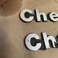 84-96 Jeep Cherokee XJ Fender Emblem Badge 55295252 8 Inch Metal OEM Factory PIN
