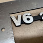 84-86 Jeep Cherokee XJ V6 2.8L Original Metal OEM Badge Emblem Chevy S10 Factory