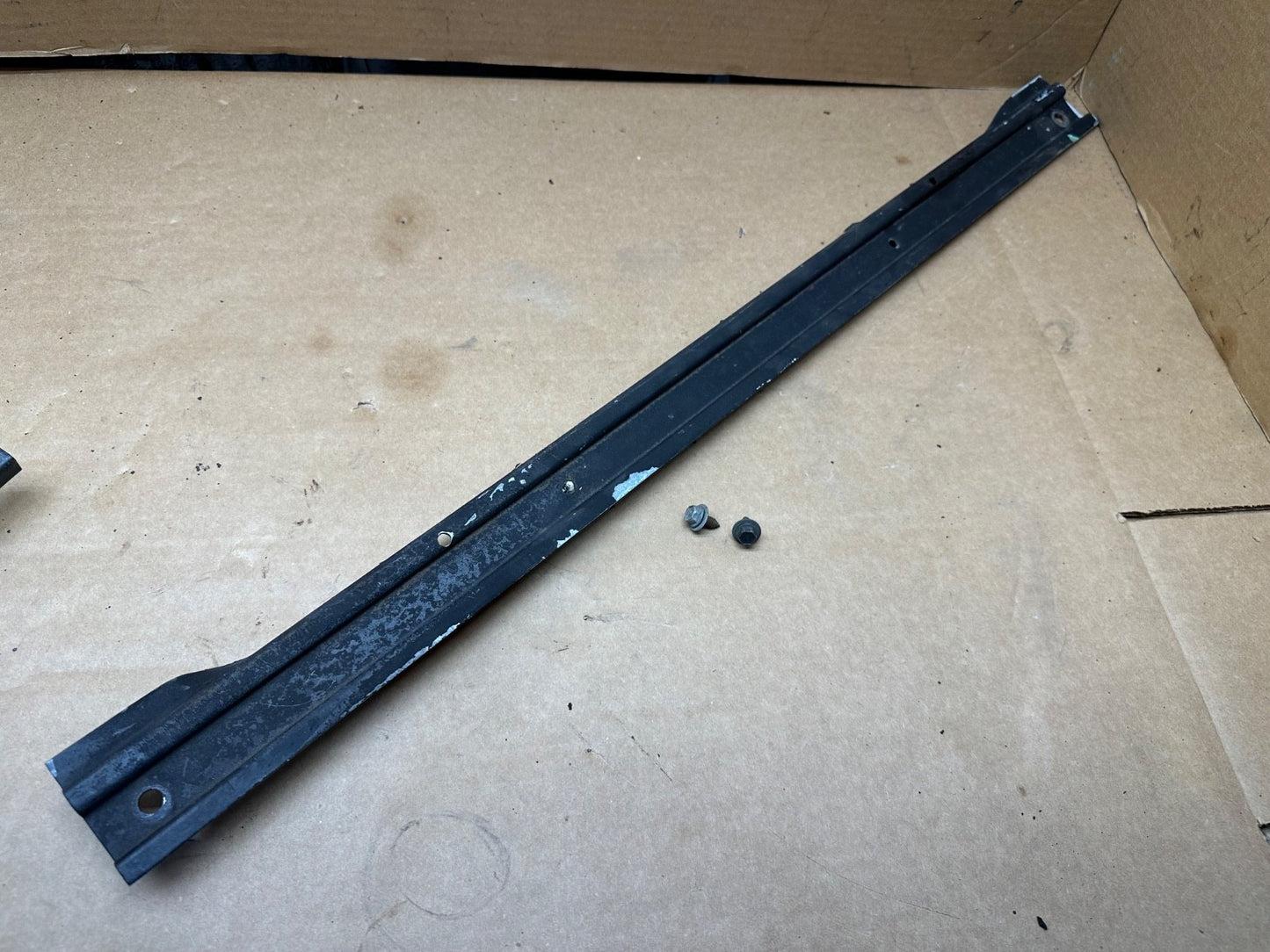 87-95 Jeep Wrangler YJ Front Bumper Frame Cover Brake Line Bracket 32.5" Brace