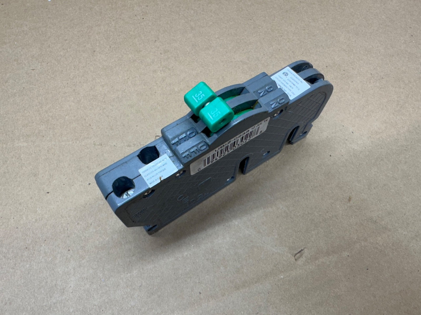 Ubiz0235 Zinsco Rc3835 Replacement Circuit Breaker Two Pole 35 amp Thin Fuse