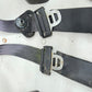 92-95 Wrangler Jeep YJ REAR SEAT BELTS SHOULDER BELT FEMALE BUCKLE BACK Set OEM