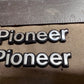 84-96 Jeep Cherokee XJ "Pioneer" Emblem Badge OEM Factory Fender Name Plate