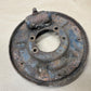 87-95 Jeep Wrangler Cherokee Left LH backing plate rear KH 2102 Dana 35 axle OEM