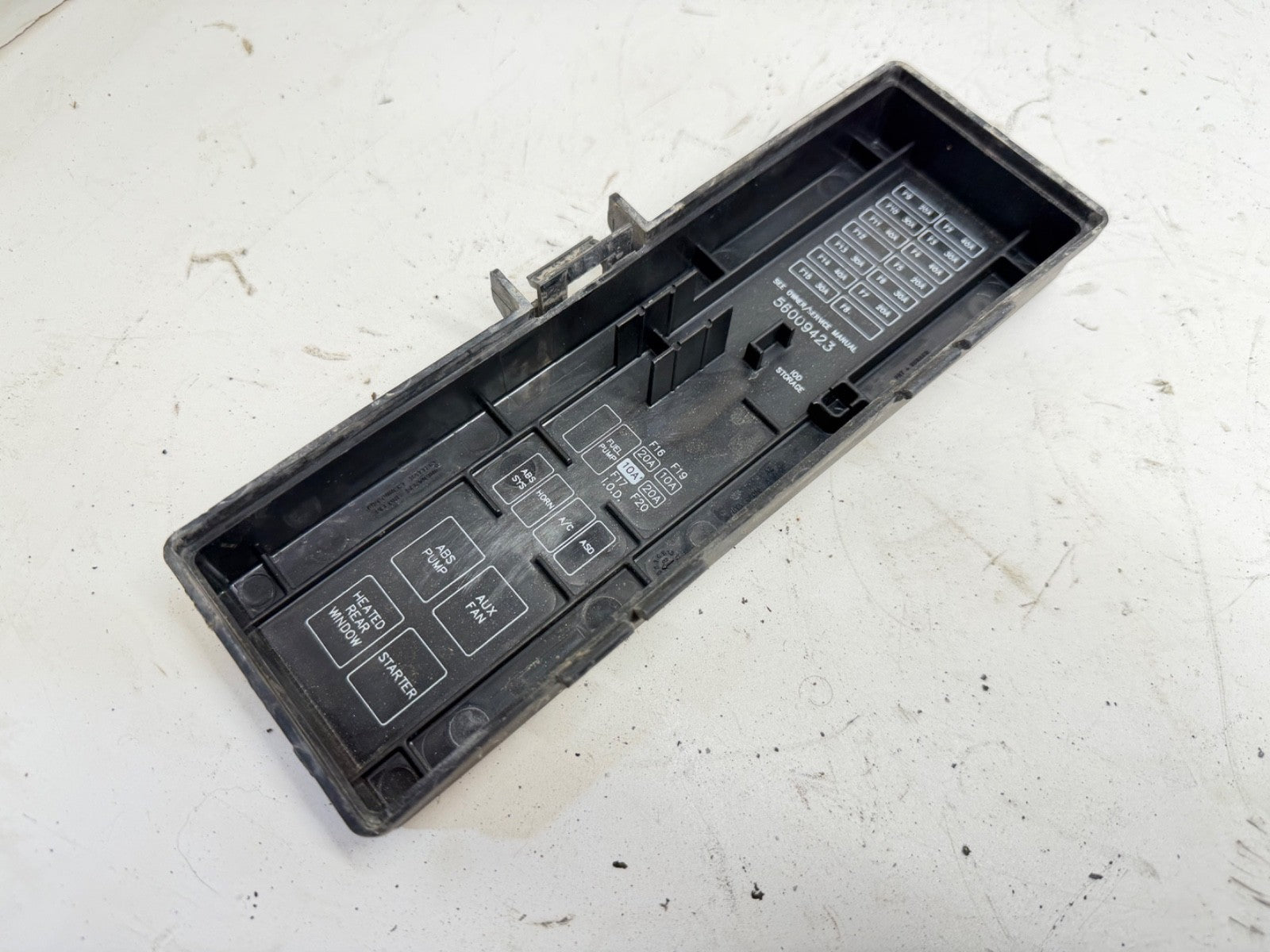97-00 Jeep TJ Wrangler Fuse Box Cover 56009423 Power Distribution Center Block