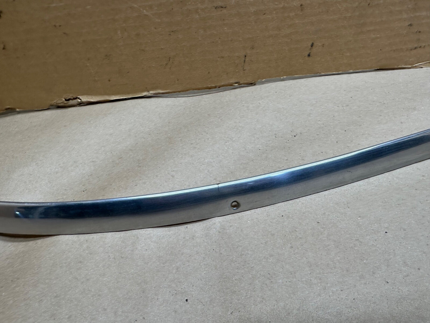 Jeep FSJ Grand Wagoneer Passenger Lower Windshield Stainless Steel Trim Chrome