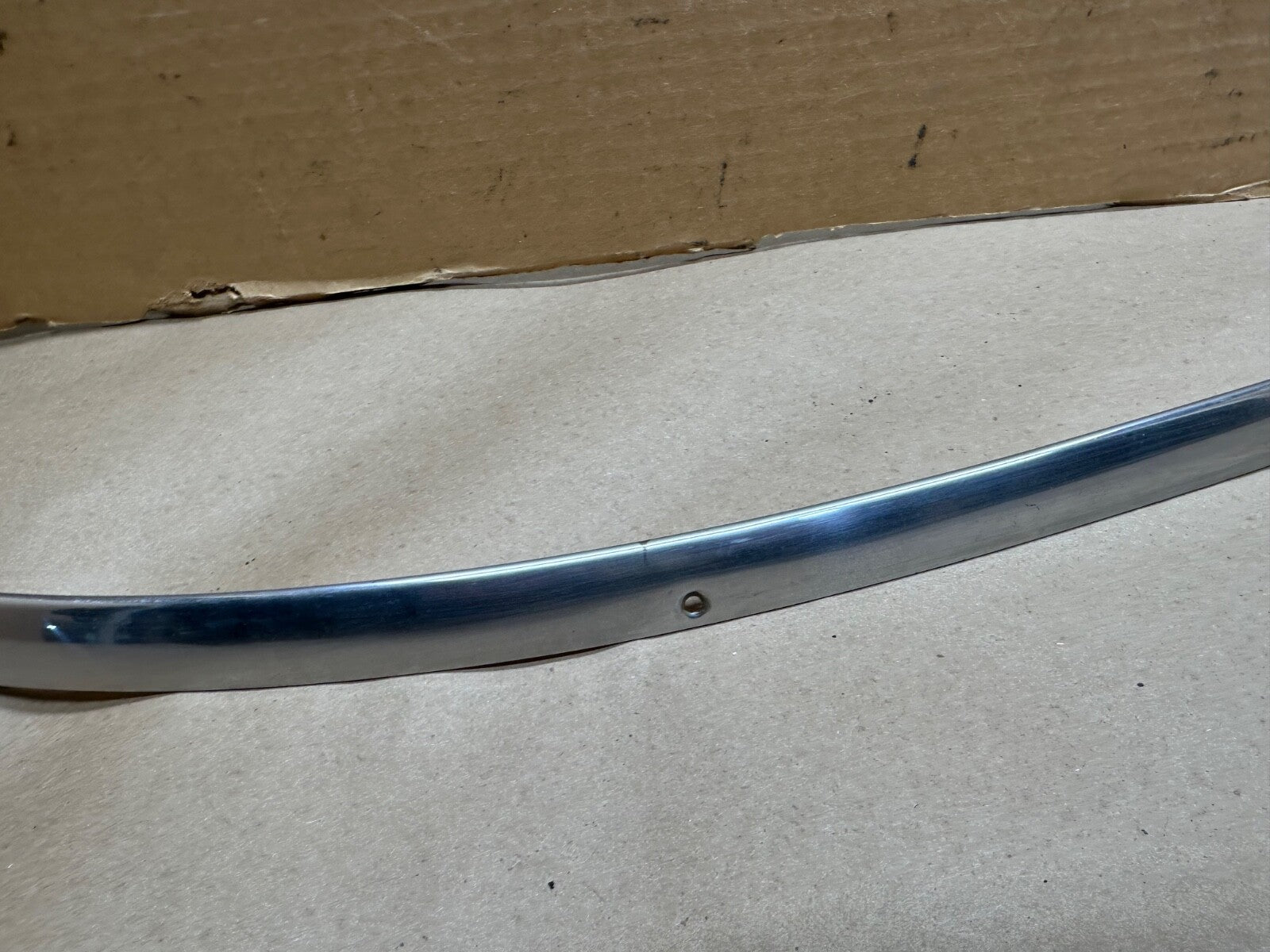 Jeep FSJ Grand Wagoneer Passenger Lower Windshield Stainless Steel Trim Chrome