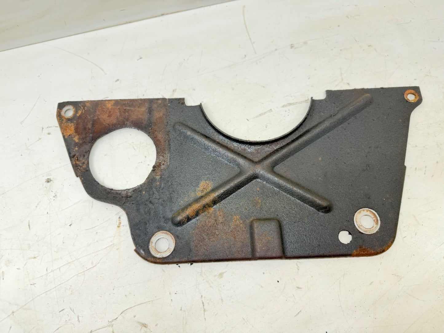 91-02 Jeep Wrangler 2.5L Flywheel Inspection Cover Block Spacer Plate YJ TJ OEM