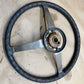 84-96 Jeep Cherokee Wrangler XJ YJ MJ Comanche 3 Spoke Steering Wheel Grey Gray