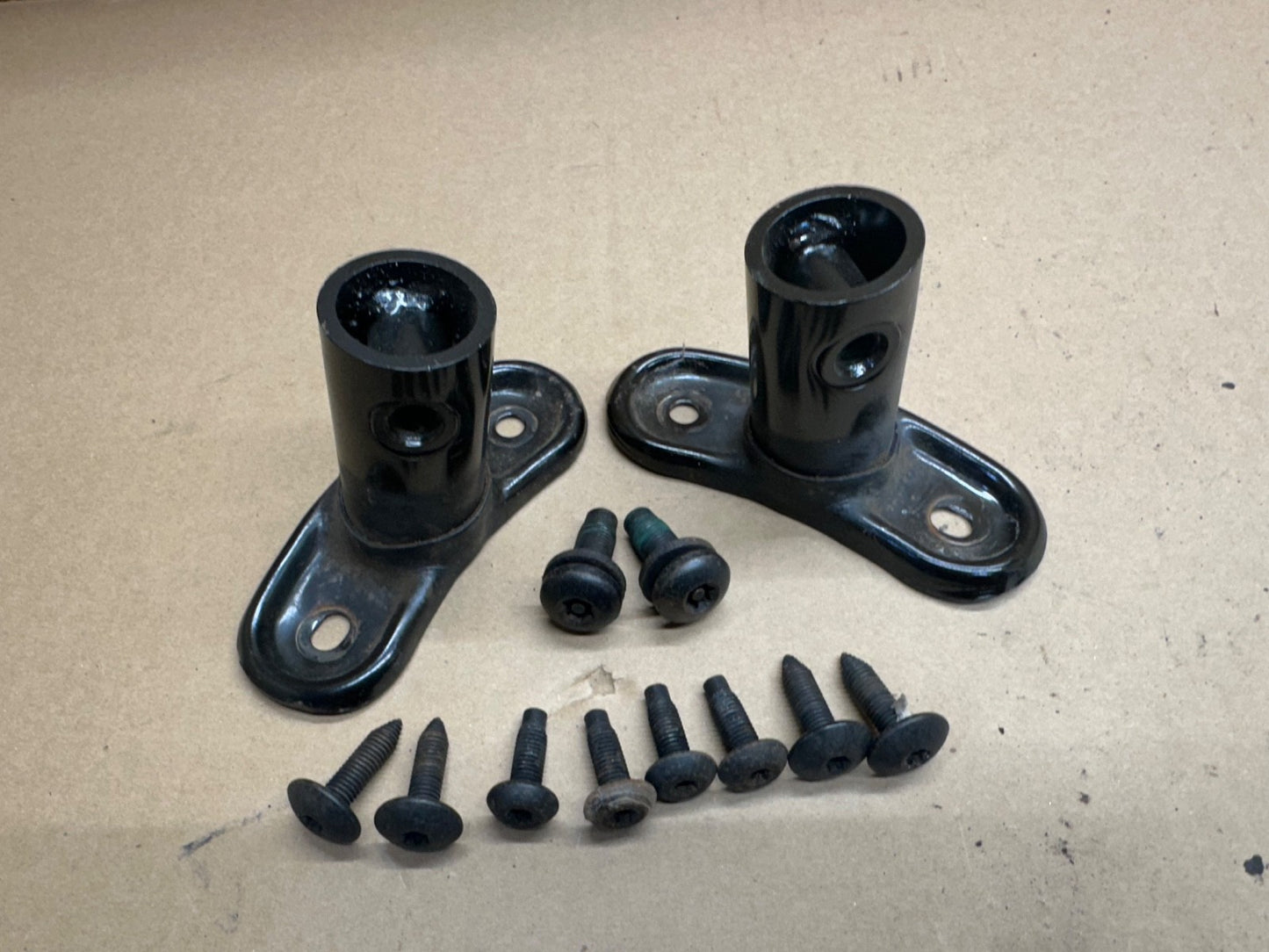 98-02 Jeep Wrangler TJ Roll Bar Sport Bar Extensions Windshield Bracket w/ Bolts