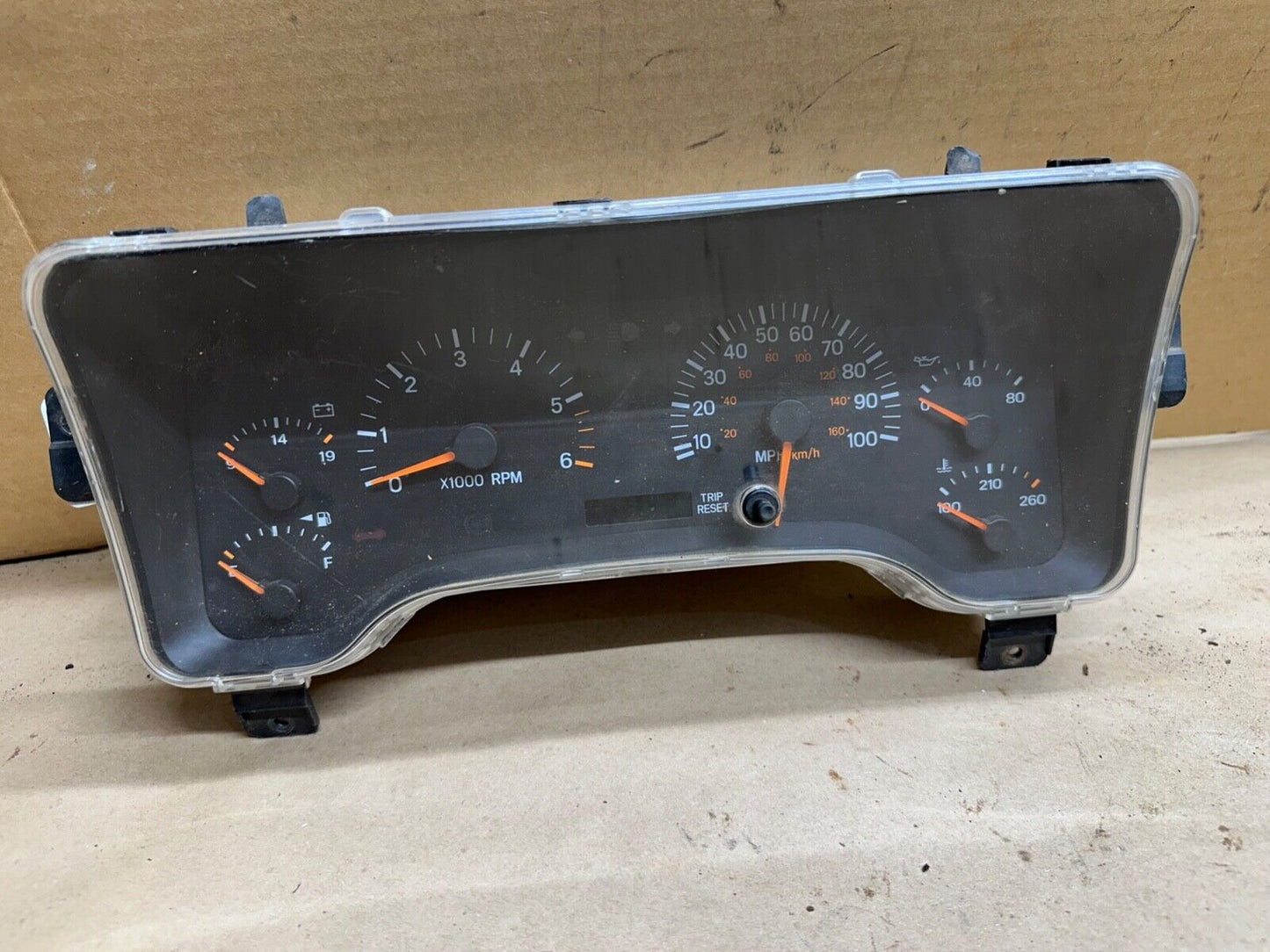 97-00 Jeep Wrangler TJ SPEEDOMETER CLUSTER Dash ANY MILE Speedo Gauge Instrument