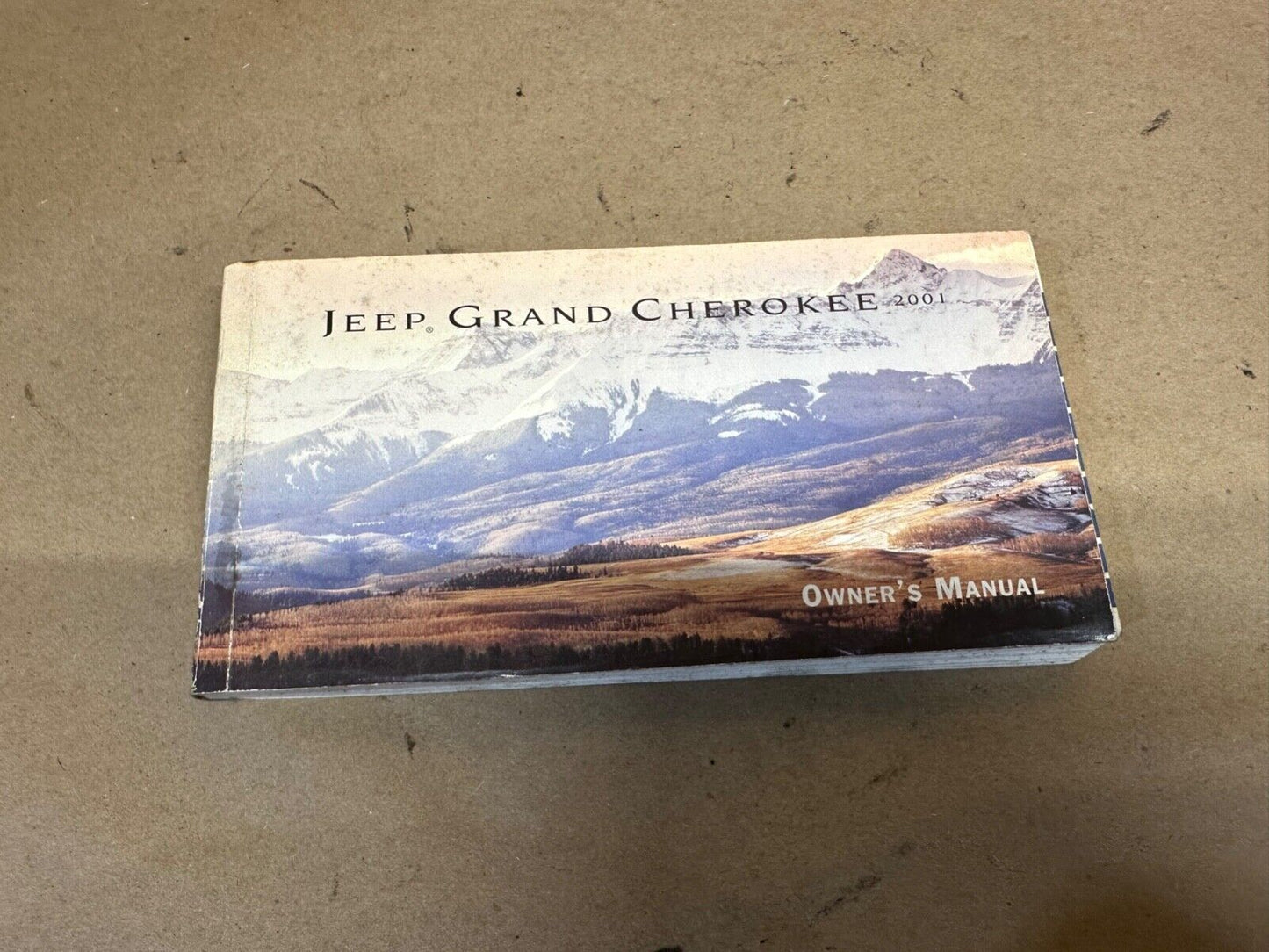 2001 Jeep Grand Cherokee WJ Owners Manual User Guide Reference Operator Book 01