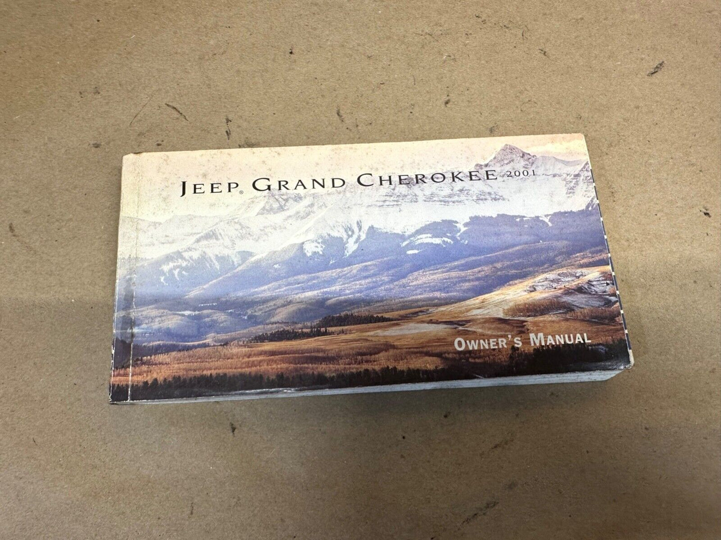 2001 Jeep Grand Cherokee WJ Owners Manual User Guide Reference Operator Book 01