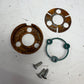 87-95 Jeep Wrangler YJ Cherokee XJ Tan Steering Wheel Horn Cap Button Hardware
