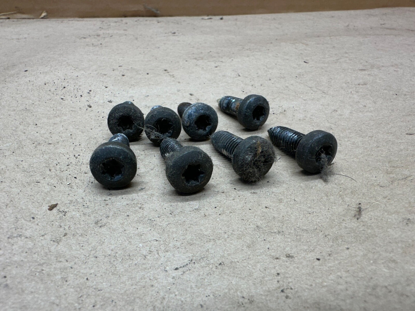 87-95 Jeep Wrangler YJ OEM Seat Slider Track Adjuster Bolts Bolt 8 TORX Bracket