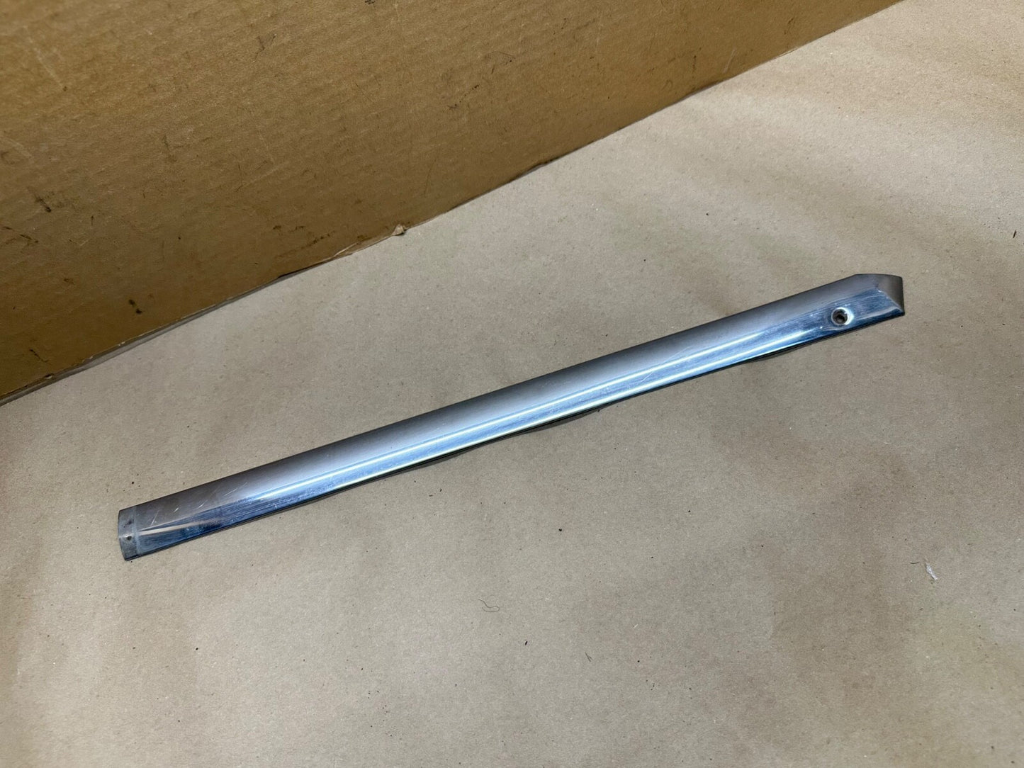 Jeep FSJ Grand Wagoneer Passenger Apillar Windshield Stainless Steel Trim Chrome