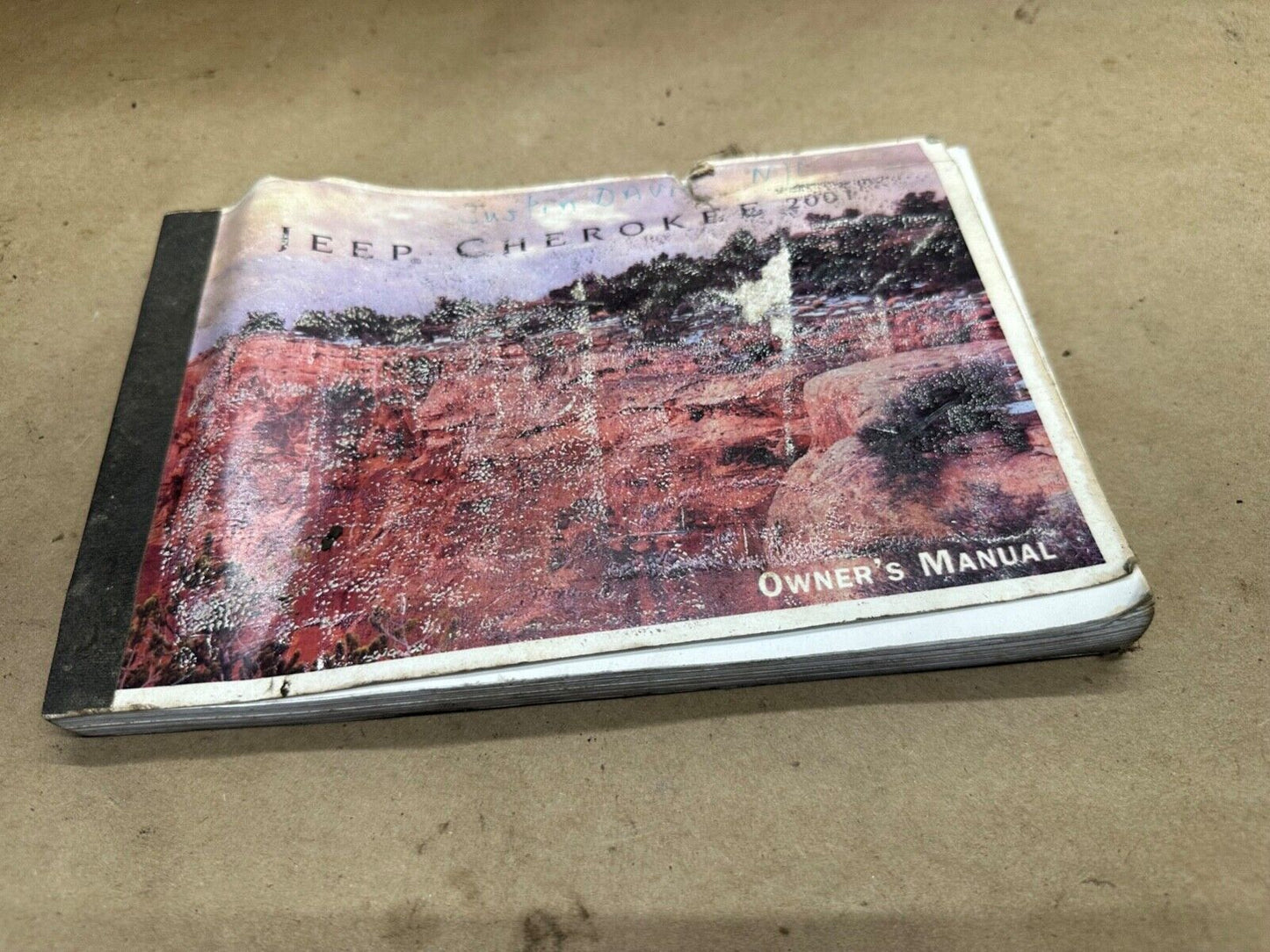 2001 Jeep Cherokee XJ Owners Manual User Guide Reference Operator Book 01 OEM