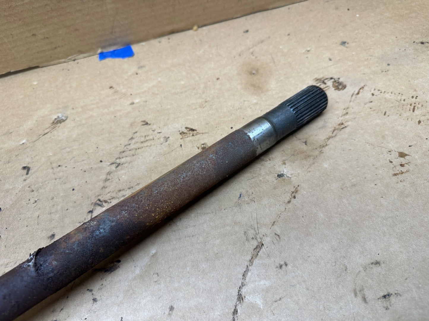 82-86 Jeep CJ 5 7 8 Dana 30 Wide Track Passenger Side Axle Shaft Track SHORT RF