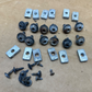 Jeep Wrangler YJ 87-95 Soft Top Belt Rail Retainer Bolts Set OEM Softtop Factory