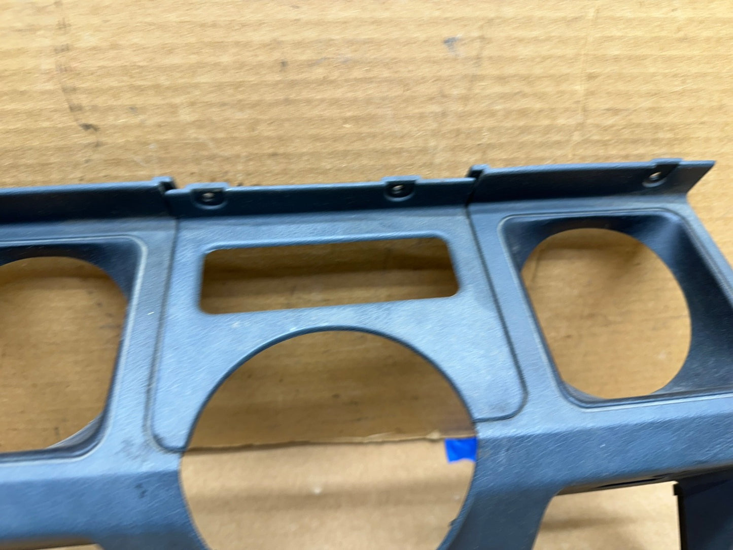Jeep Wrangler OEM YJ Gauge Cluster Bezel OEM Gray 87 8 89 90 91 92 93 94 95 Grey