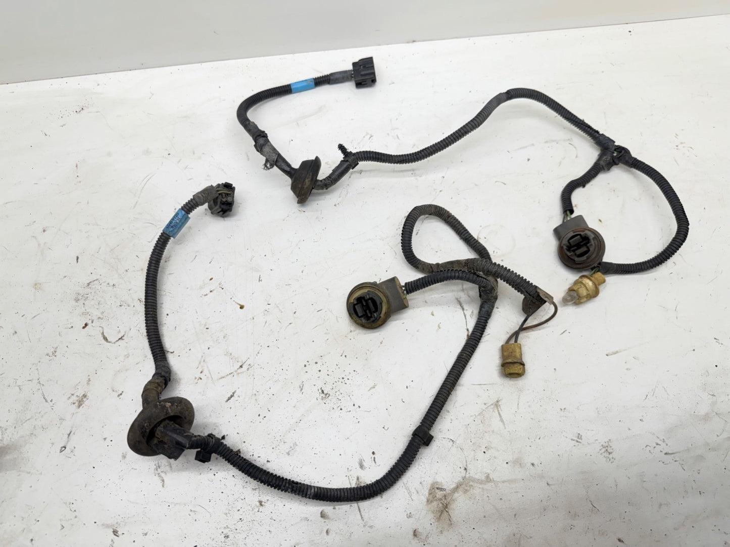 Jeep Wrangler TJ 97 ONLY Grille Headlight Wire Harness Wiring 1997 Head Light OE