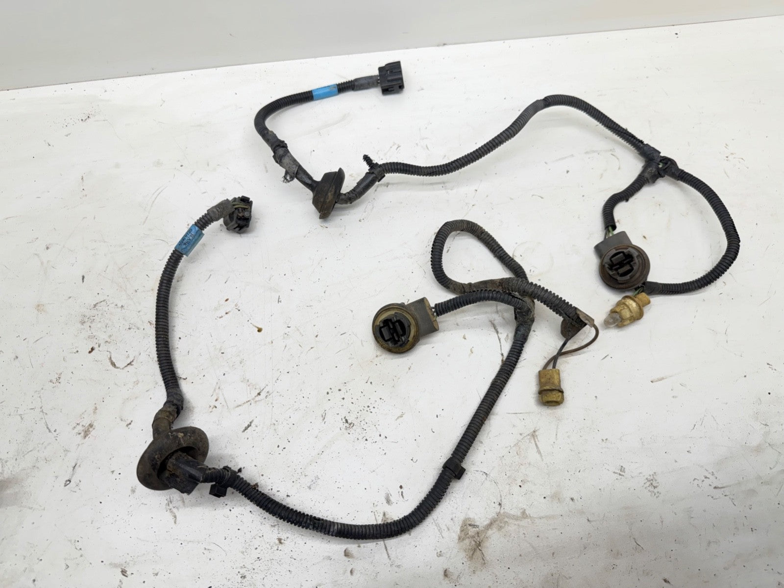 Jeep Wrangler TJ 97 ONLY Grille Headlight Wire Harness Wiring 1997 Head Light OE